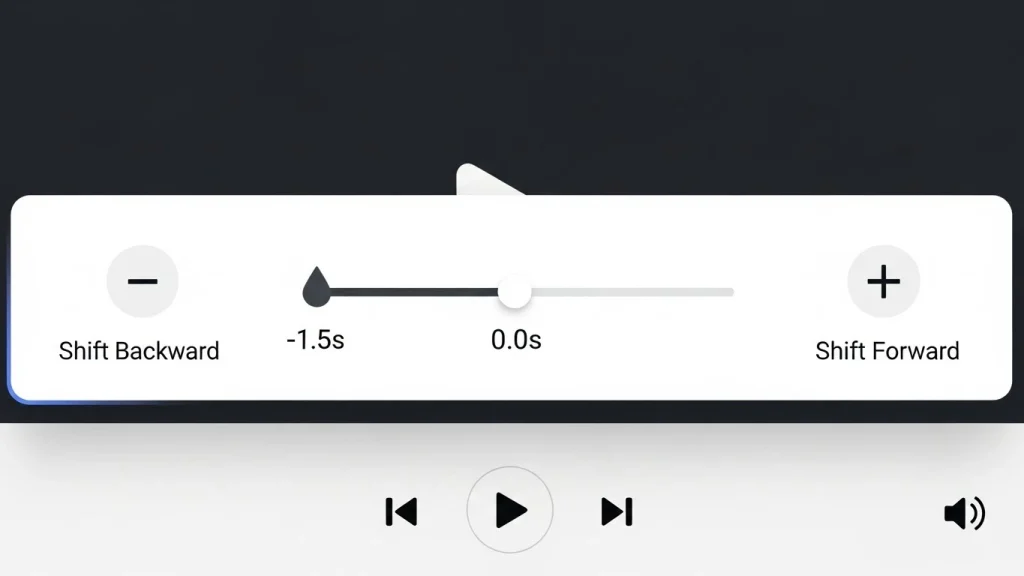 The Universal In-Player Sync Adjustment