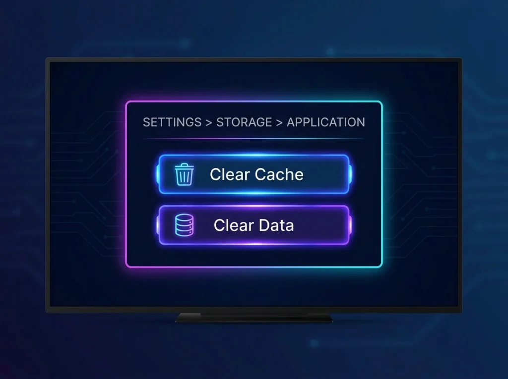 Clear App Cache and Data
